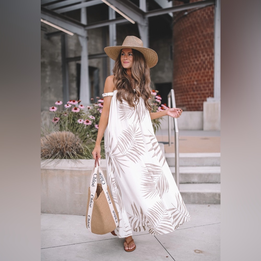 BB Dakota Palm Print Dress